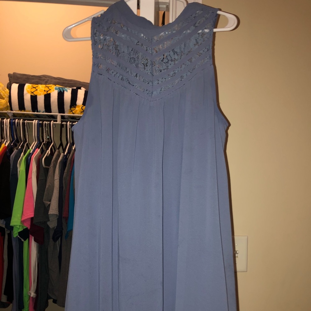 Blue dress